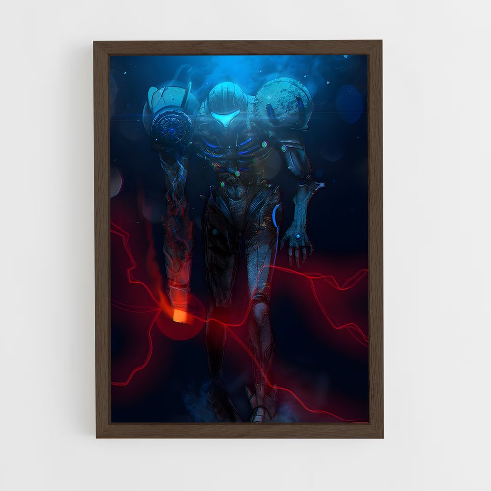 Poster Samus Noire – affiche Super Smash Bros (vue 5)